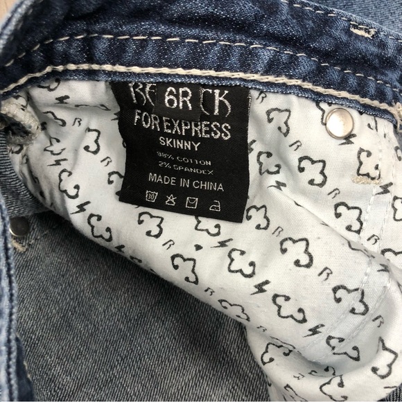 Express ReRock low rise skinny jeans - Picture 3 of 7